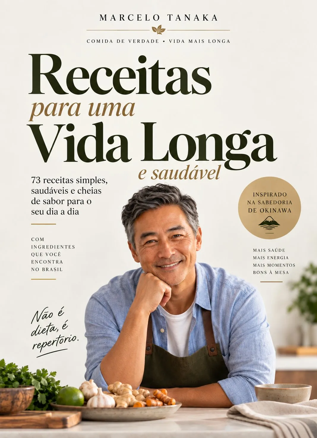 Capa do livro Receitas para uma Vida Longa