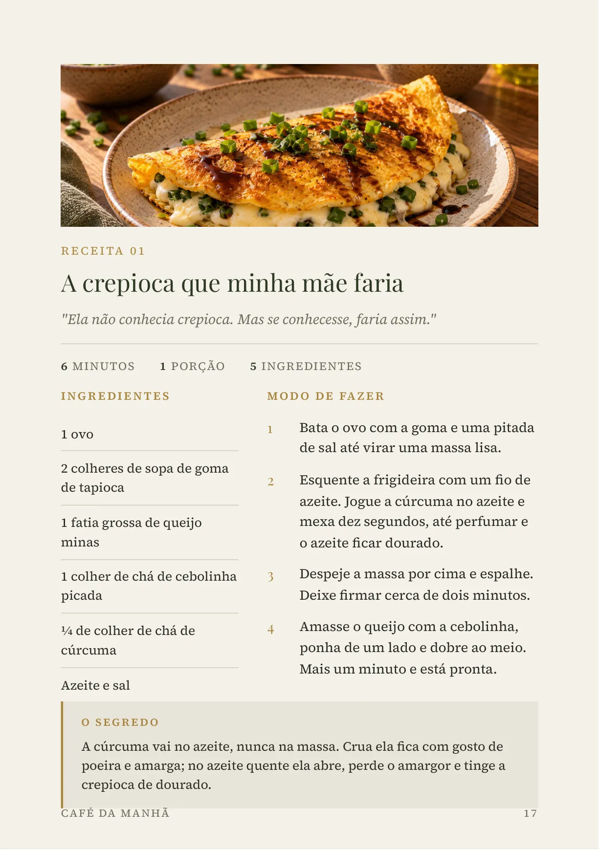 Página de receita